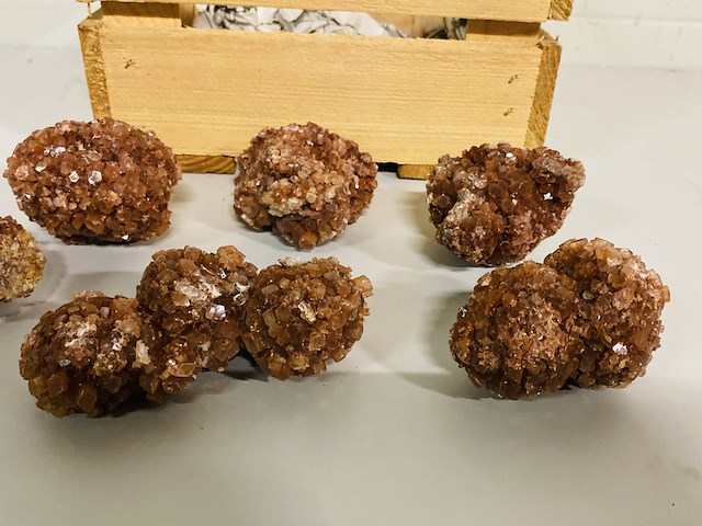 8x aragoniet clusters - afbeelding 4 van  7