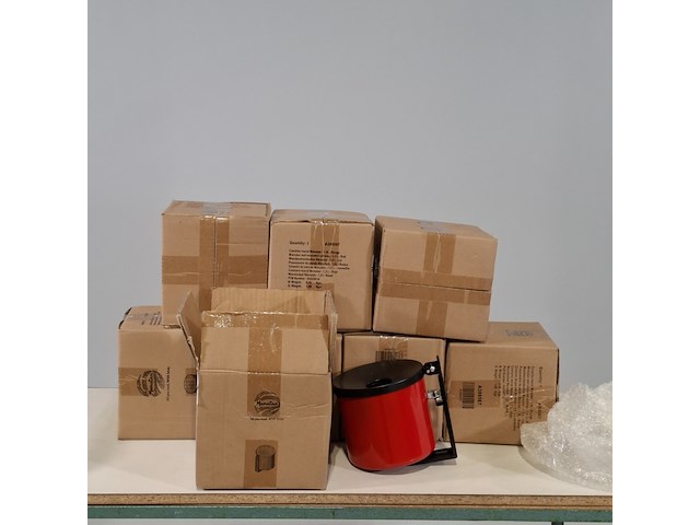 8x asbak met muurbeugel, manutan - afbeelding 1 van  11