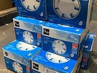 8x badkamerventilator ø125mm, plieger