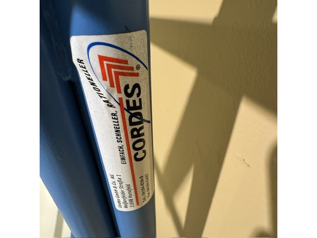 8x bankstelwagen, cordes, blauw - afbeelding 5 van  6