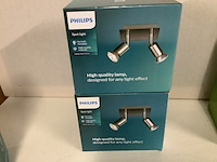 8x binnen- en buiten lampen philips, diverse, kunststof/metaal - afbeelding 3 van  5