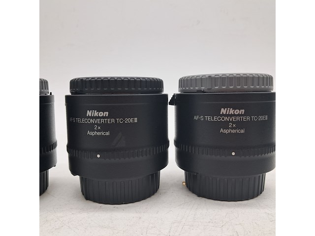8x camera lens, nikon, o.a. af-s teleconverter tc-20 e 2x aspherical - afbeelding 7 van  9