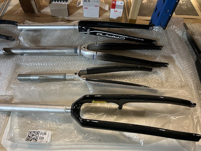 8x carbon/aluminium voorvork - afbeelding 2 van  8