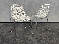 8x crassevig - design nestelbare kantinestoel - afbeelding 5 van  10