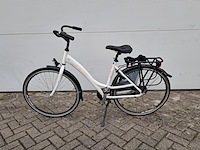 8x damesfiets, wit - afbeelding 3 van  18