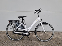 8x damesfiets, wit - afbeelding 6 van  18