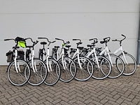 8x damesfiets, wit