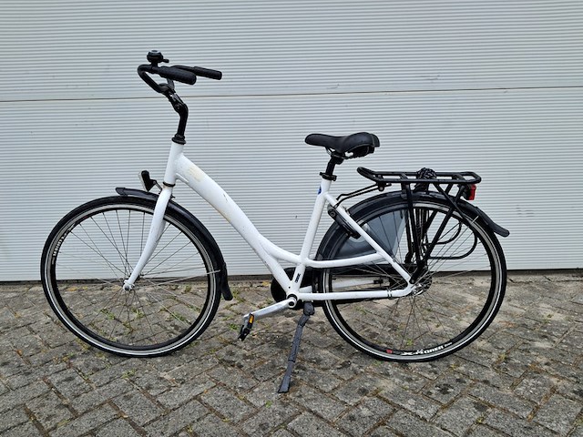 8x damesfiets, wit - afbeelding 5 van  17