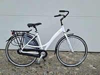 8x damesfiets, wit - afbeelding 6 van  17