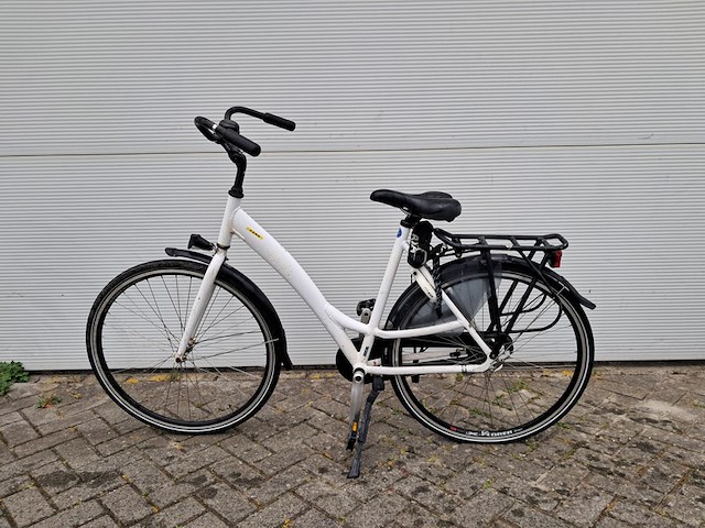 8x damesfiets, wit - afbeelding 11 van  17