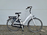 8x damesfiets, wit - afbeelding 16 van  17