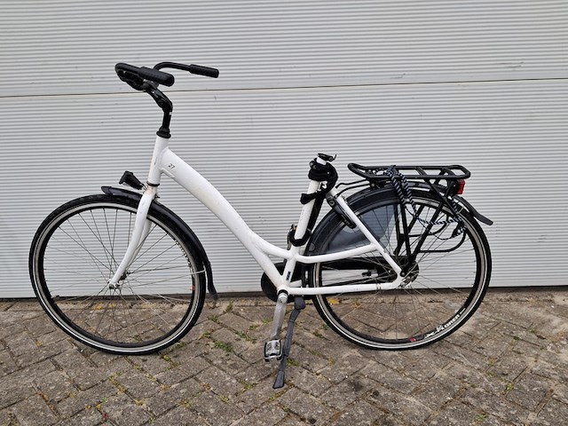 8x damesfiets, wit - afbeelding 8 van  27