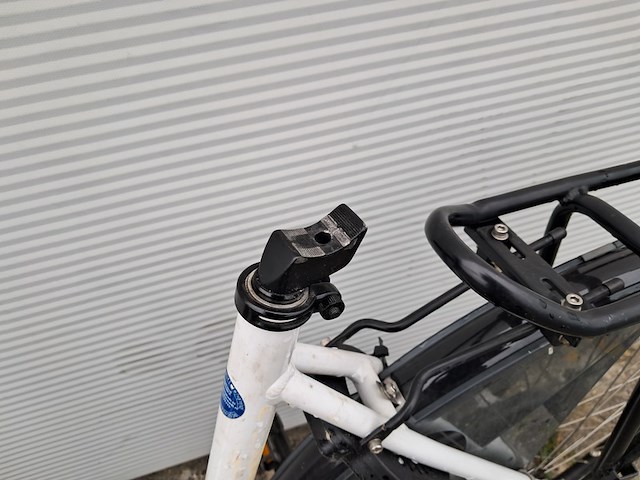 8x damesfiets, wit - afbeelding 22 van  27