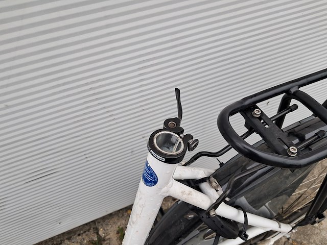 8x damesfiets, wit - afbeelding 27 van  27