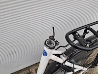 8x damesfiets, wit - afbeelding 27 van  27