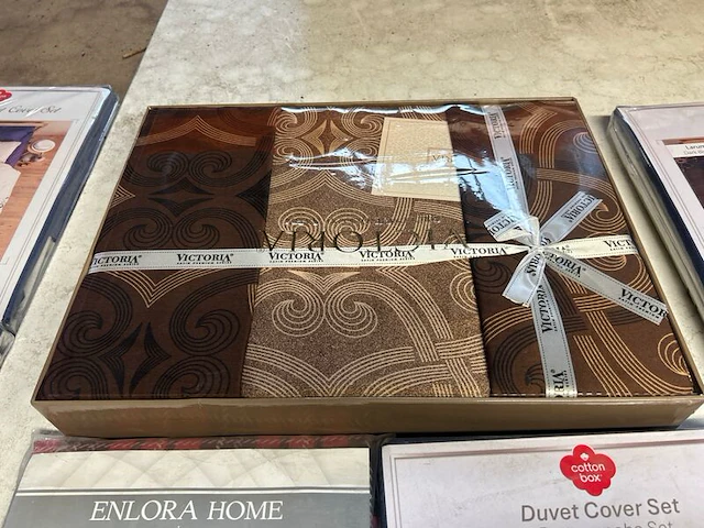 8x dekbedovertrek w.o. cotton box, enlora home, victoria - afbeelding 7 van  7