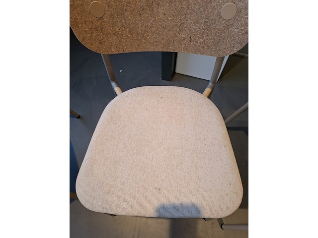 8x design kantine stoel planq, rebel chair za, grijs, bouwjaar 2023 - afbeelding 2 van  17