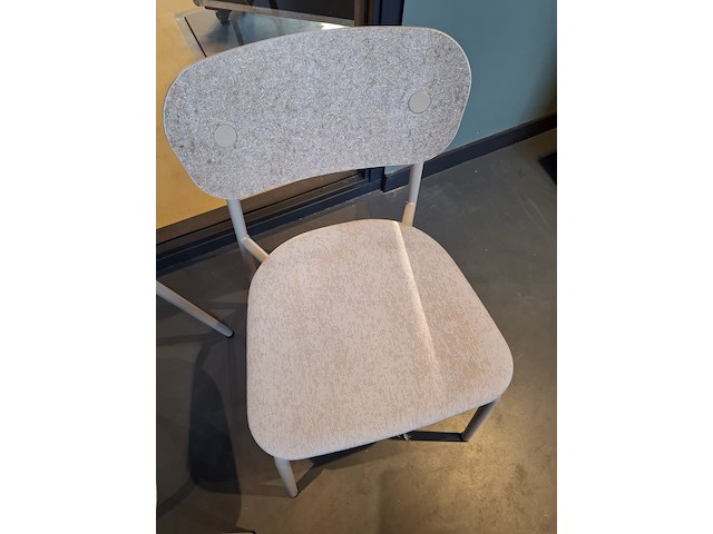 8x design kantine stoel planq, rebel chair za, grijs, bouwjaar 2023 - afbeelding 6 van  17