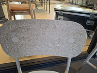 8x design kantine stoel planq, rebel chair za, grijs, bouwjaar 2023 - afbeelding 7 van  17