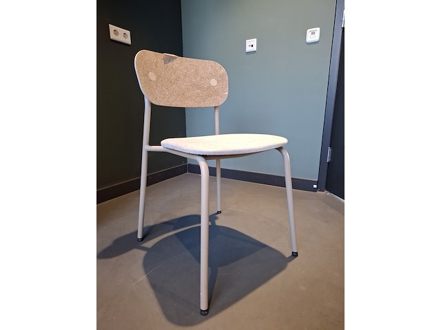 8x design kantine stoel planq, rebel chair za, grijs, bouwjaar 2023 - afbeelding 12 van  17