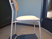 8x design kantine stoel planq, rebel chair za, grijs, bouwjaar 2023 - afbeelding 14 van  17