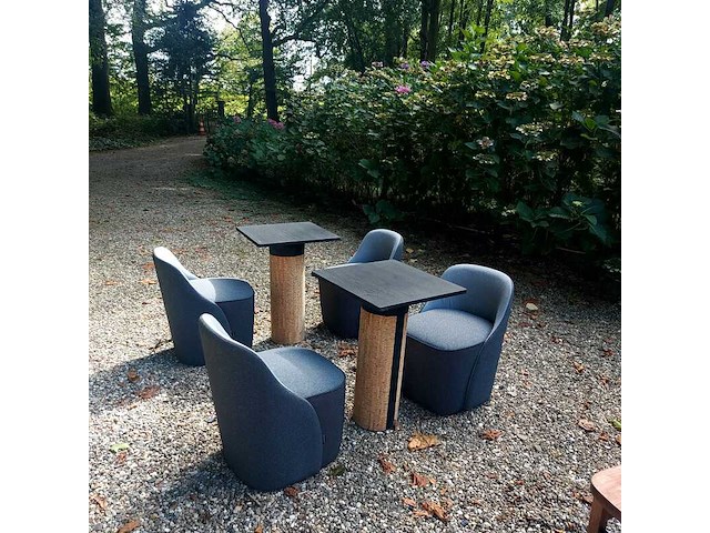 8x designstoel lagranja + 4x tafel - afbeelding 6 van  13