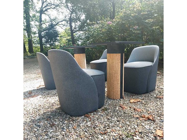 8x designstoel lagranja + 4x tafel - afbeelding 7 van  13