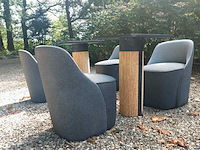 8x designstoel lagranja + 4x tafel - afbeelding 7 van  13