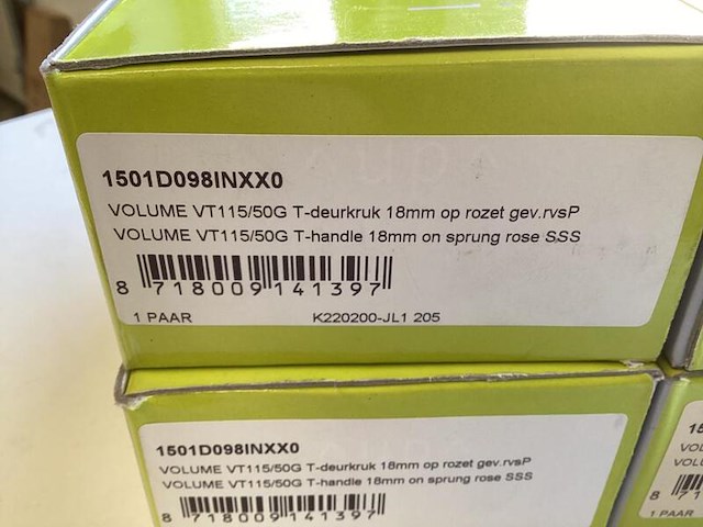 8x deurbeslag formani, vt115/50g - afbeelding 4 van  5