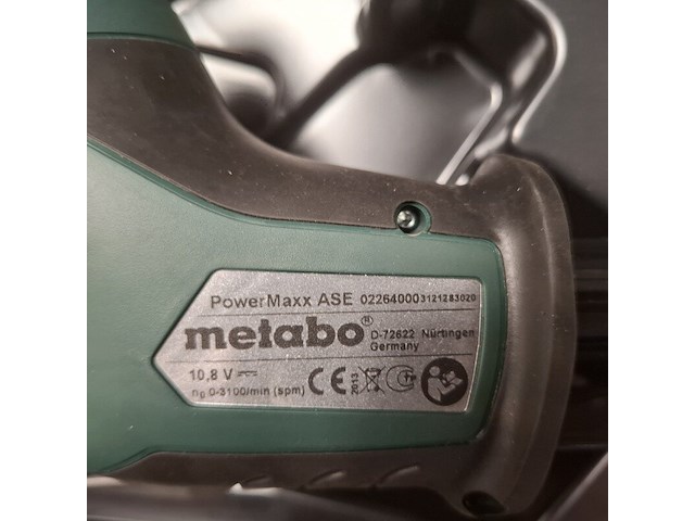 8x divers accu/elektrisch gereedschap metabo, diverse modellen - afbeelding 10 van  17