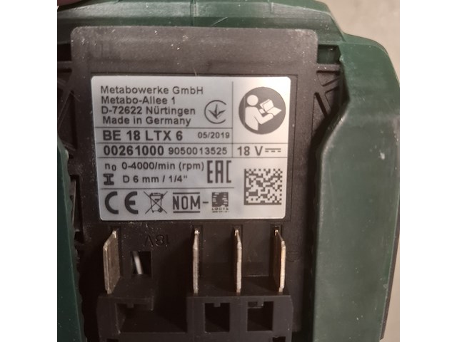 8x divers accu/elektrisch gereedschap metabo, diverse modellen - afbeelding 12 van  17