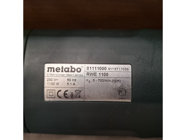 8x divers accu/elektrisch gereedschap metabo, diverse modellen - afbeelding 16 van  17