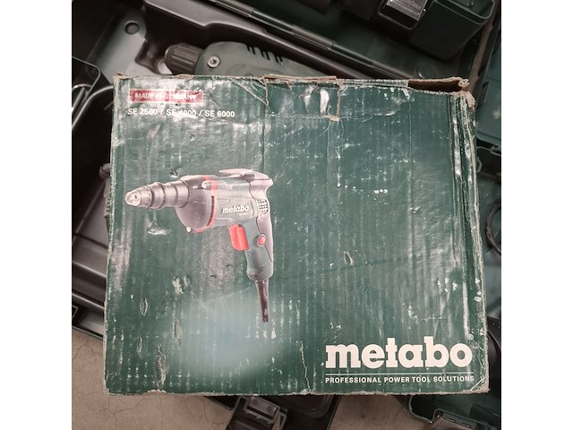 8x divers accu/elektrisch gereedschap metabo, diverse modellen - afbeelding 4 van  17