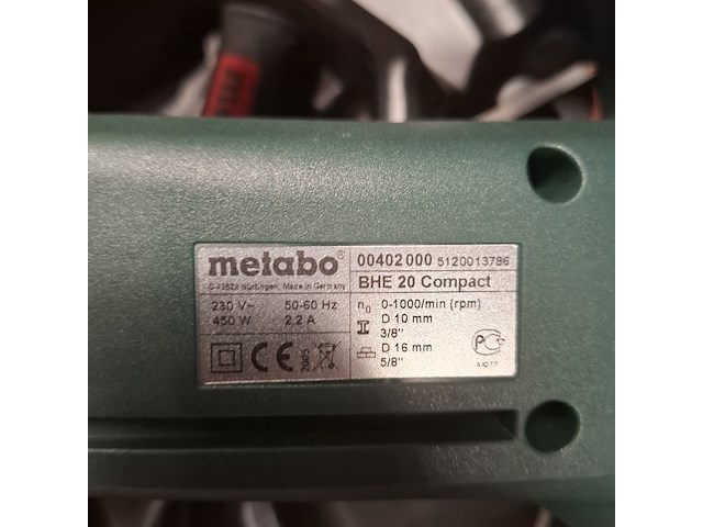 8x divers accu/elektrisch gereedschap metabo, diverse modellen - afbeelding 7 van  17