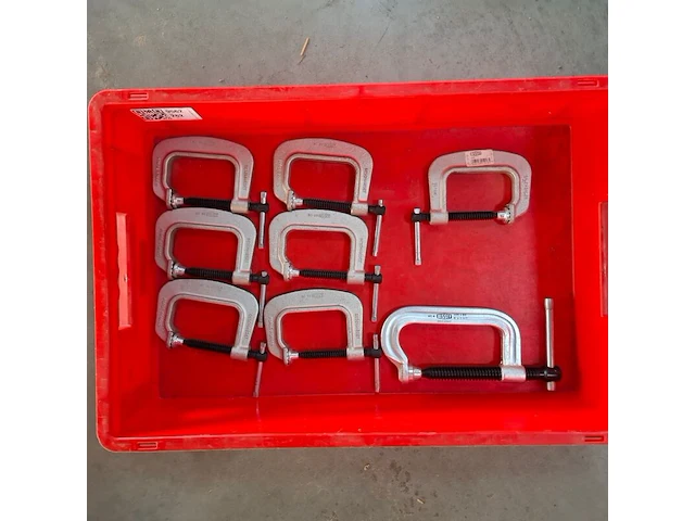 8x diverse constructieklem bessey, 7x sc60, 1x vc4 - afbeelding 1 van  5