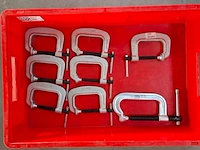 8x diverse constructieklem bessey, 7x sc60, 1x vc4
