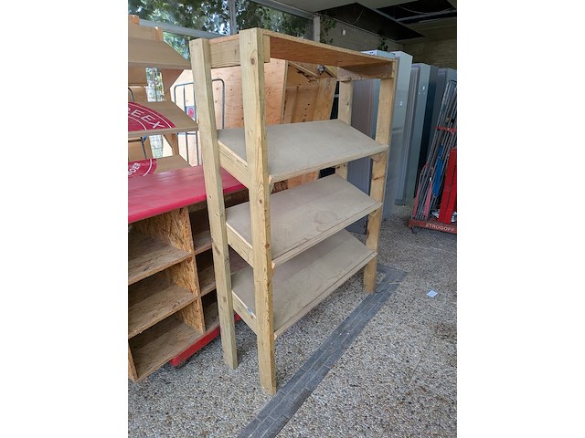 8x diverse houten showroommeubels - afbeelding 7 van  13