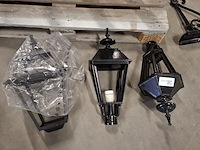 8x diverse lantarenpalen en buitenverlichting - afbeelding 3 van  12