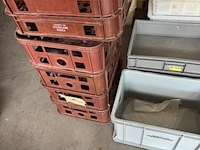 8x diverse plastic kratten, bruin-grijs, bouwjaar 2015 - afbeelding 1 van  3