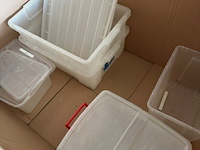 8x diverse plastic kratten, bruin-grijs, bouwjaar 2015 - afbeelding 2 van  3