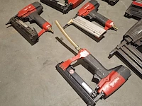 8x diverse pneumatische tackers, haubold, dutack, rood - afbeelding 4 van  7