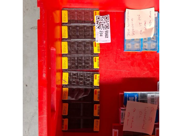 8x doosje a 10 stuks diverse wisselplaten sandvik - afbeelding 1 van  7