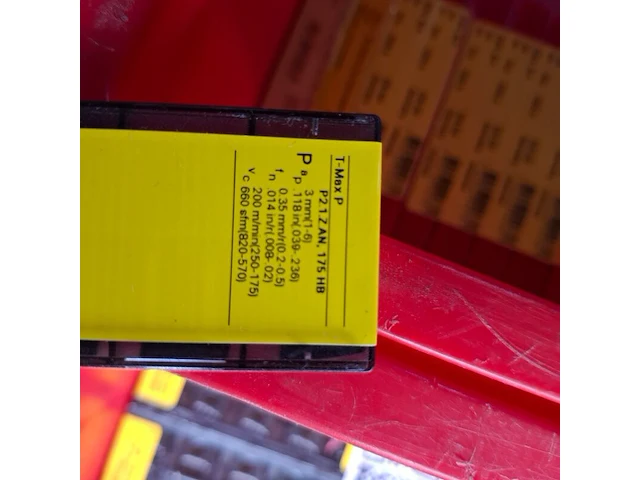 8x doosje a 10 stuks diverse wisselplaten sandvik - afbeelding 6 van  7