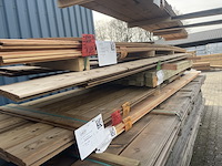 8x douglas wisselsponning/halfhoutsrabat, 18x190mm, lengte 500cm - afbeelding 2 van  3