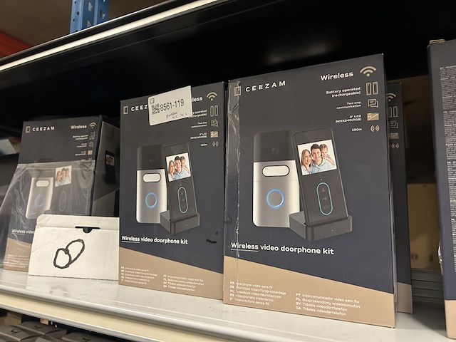 8x draadloze video deurbel kit ceezam - afbeelding 2 van  10