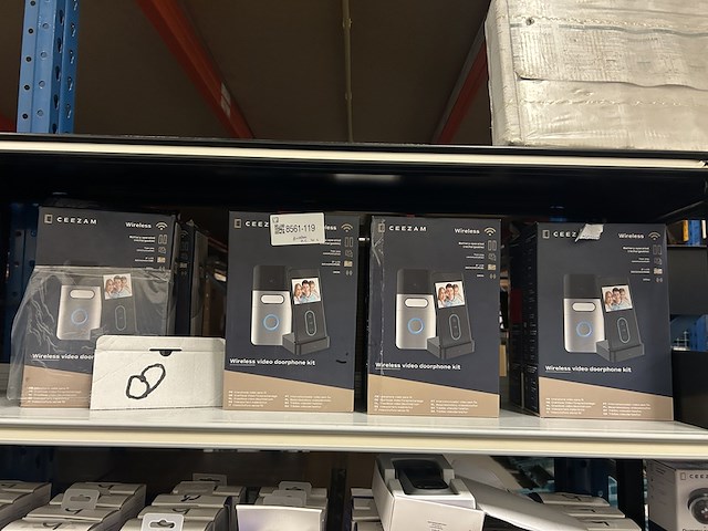 8x draadloze video deurbel kit ceezam - afbeelding 1 van  10