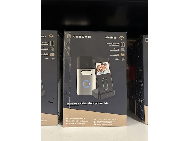 8x draadloze video deurbel kit ceezam - afbeelding 8 van  10