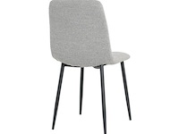 8x eetkamerstoel billy zonder arm - boucle alpine 149 grijs - afbeelding 5 van  5