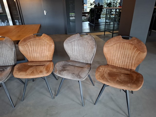 8x eetkamerstoel diverse kleuren - afbeelding 3 van  9