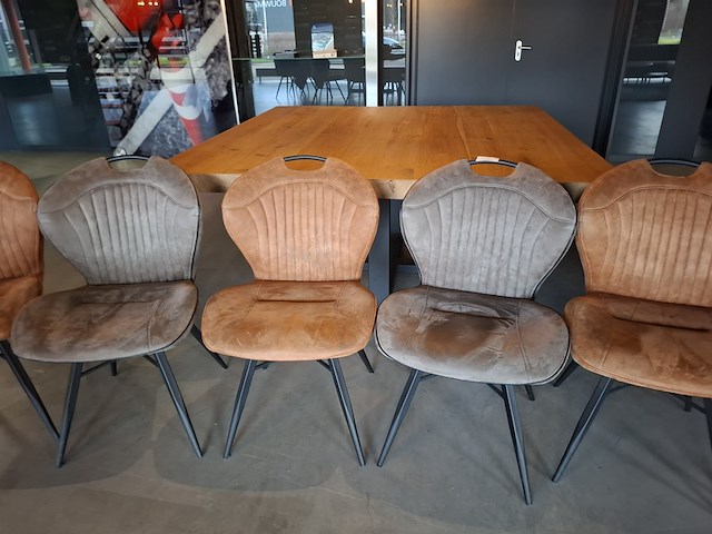 8x eetkamerstoel diverse kleuren - afbeelding 4 van  9